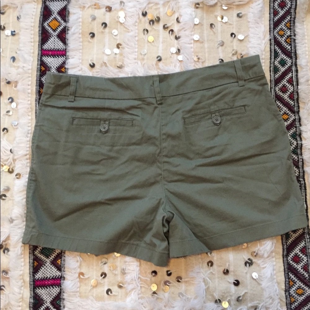 British khaki shorts